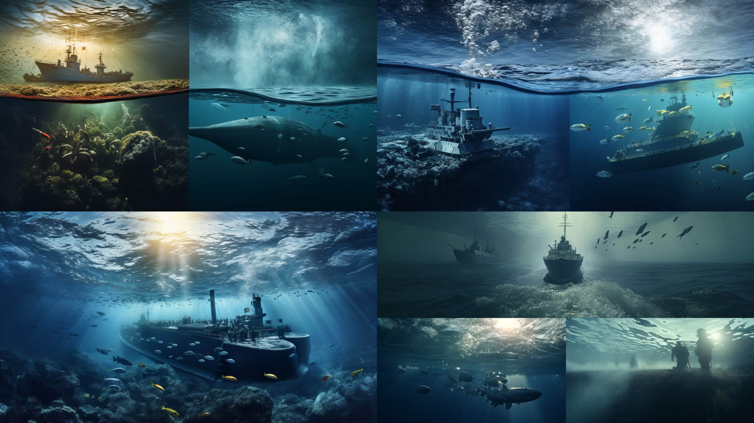 潜水艦の戦いが秘密裏に展開し、海底での激闘が血の海を生み出す。
